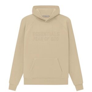 Essentials Fear of God Hoodie in Color Sand Size XXS